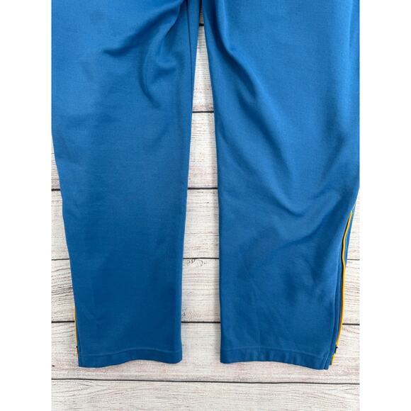 Vintage 80's Nike Track Sweatpants Men's Size‎ XL Blue/Gold Embroidered - Picture 6 of 13